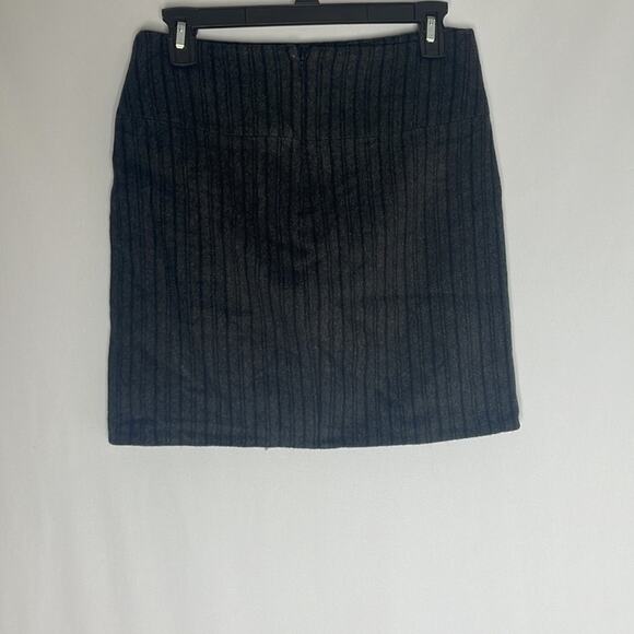 Michael kors wool grey striped mini skirt - Picture 1 of 7